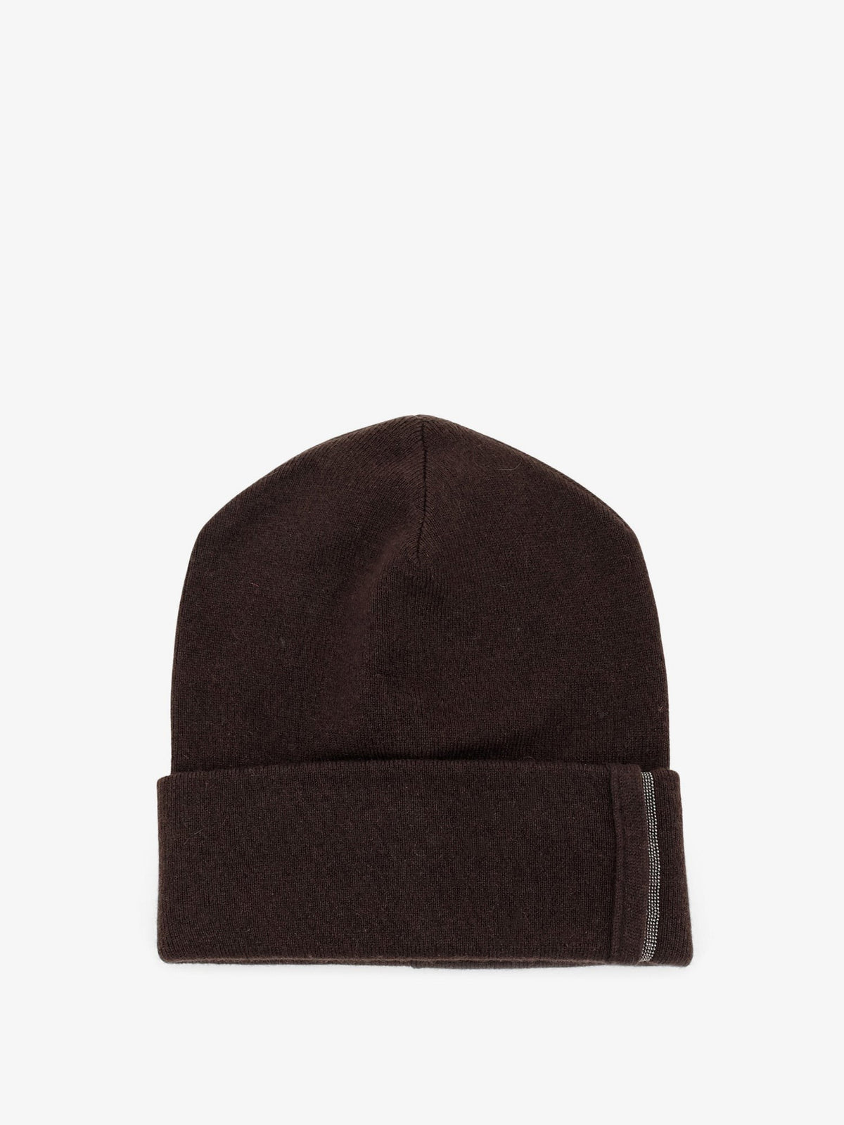 Brunello Cucinelli - Cashmere hat with Monili detail
