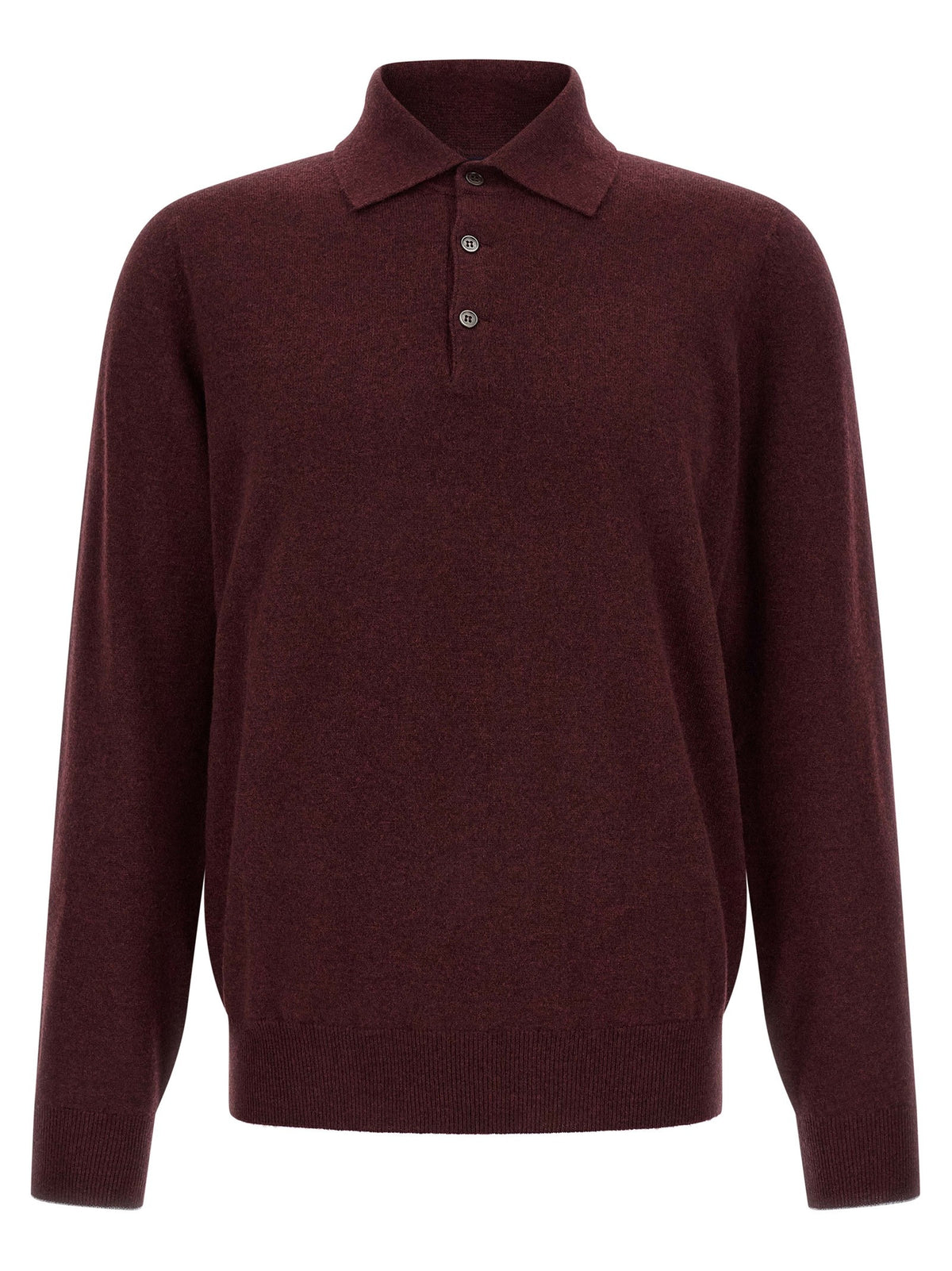 Brunello Cucinelli - Cashmere knit polo shirt