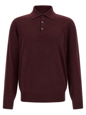 Brunello Cucinelli - Cashmere knit polo shirt