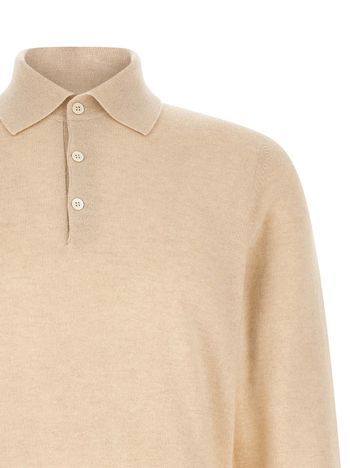 Brunello Cucinelli - Cashmere knit polo shirt