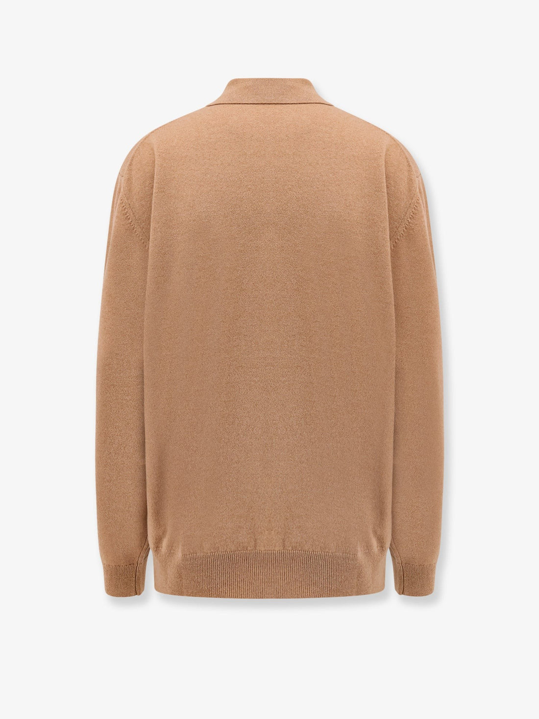 Cashmere Polo Shirt with Miu Miu embroidery