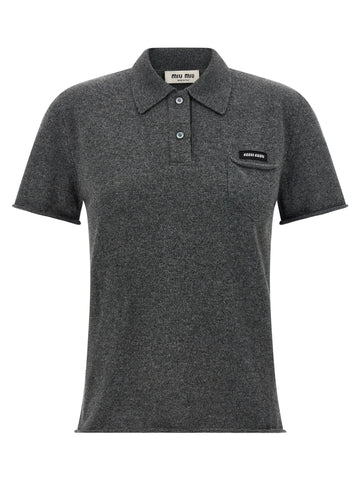 Miu Miu - Cashmere polo shirt
