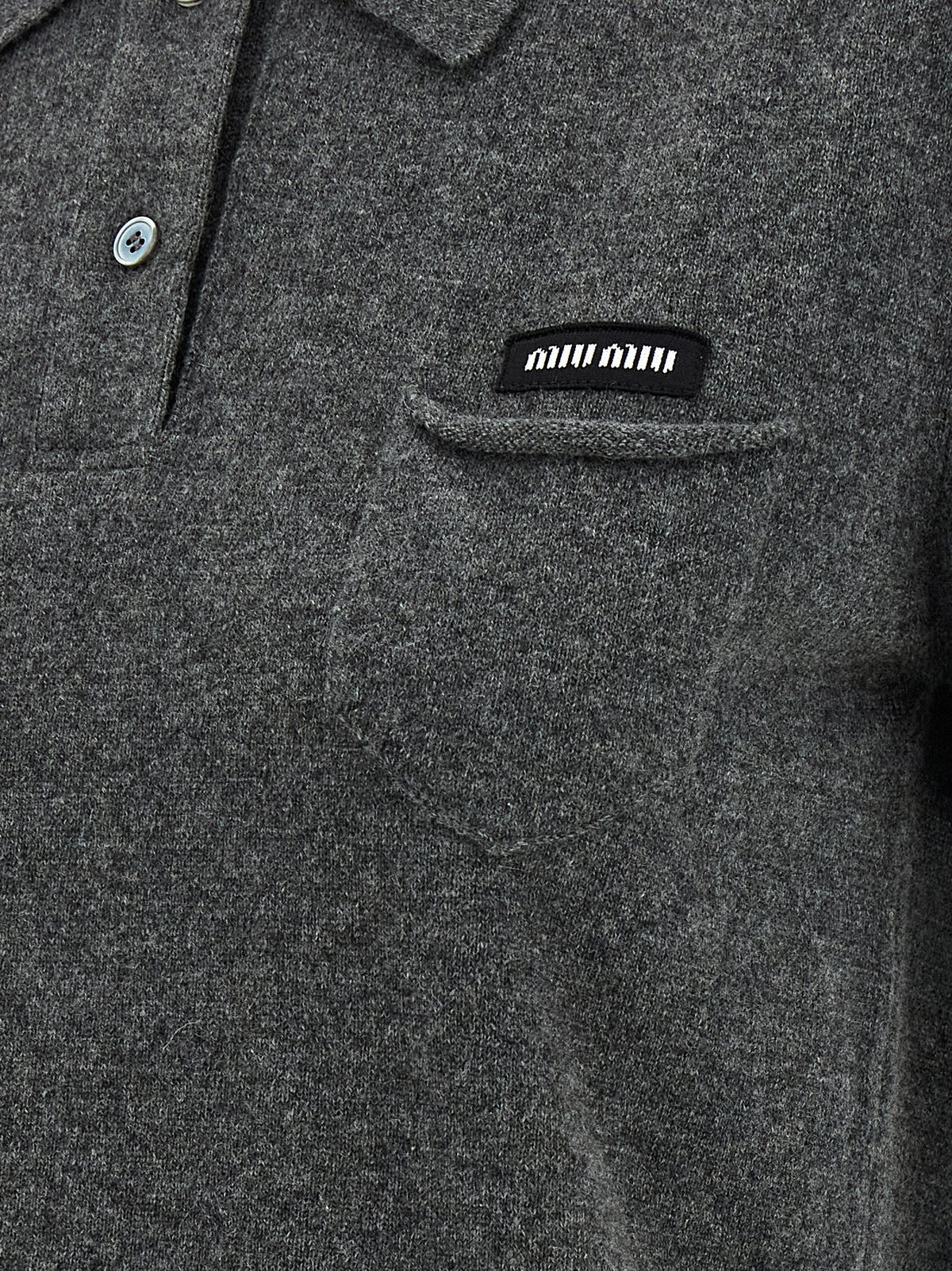 Miu Miu - Cashmere polo shirt