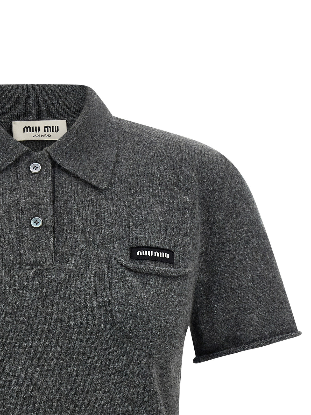 Miu Miu - Cashmere polo shirt