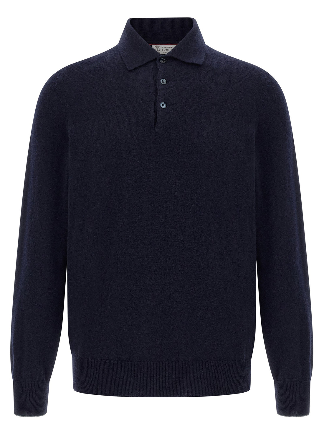 Brunello Cucinelli - Cashmere polo shirt Blue