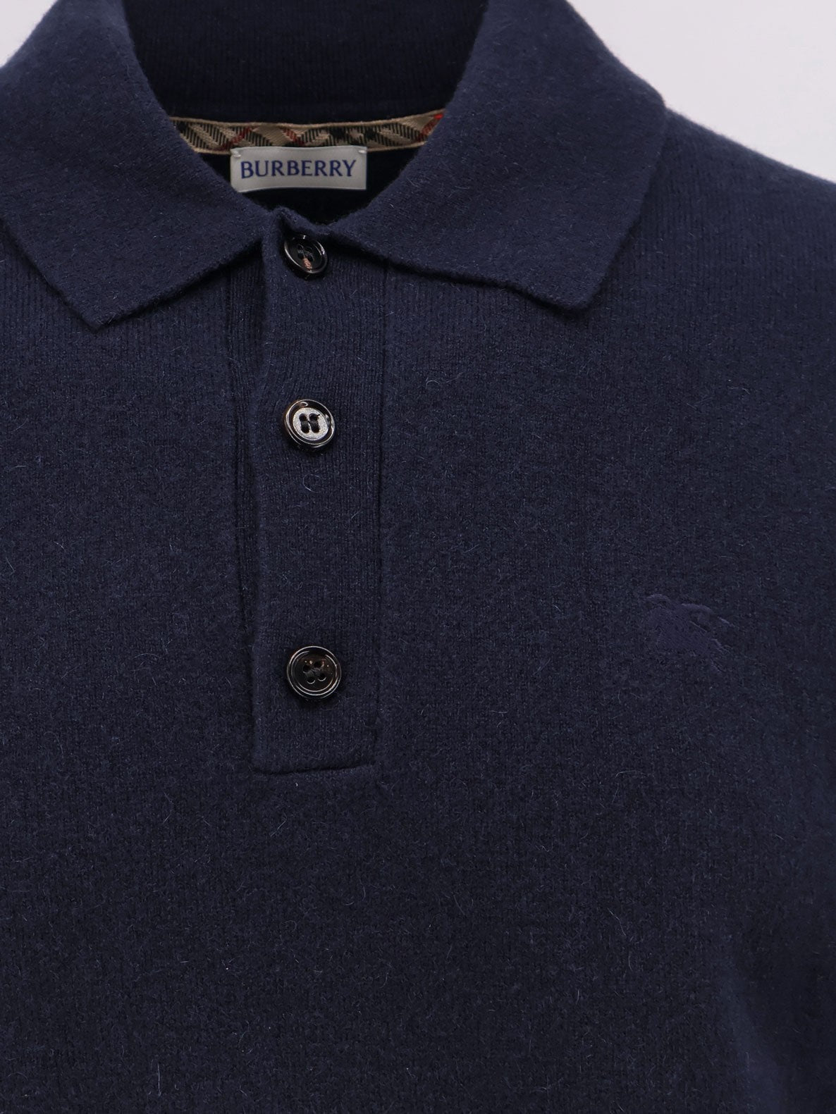 Cashmere polo sweater