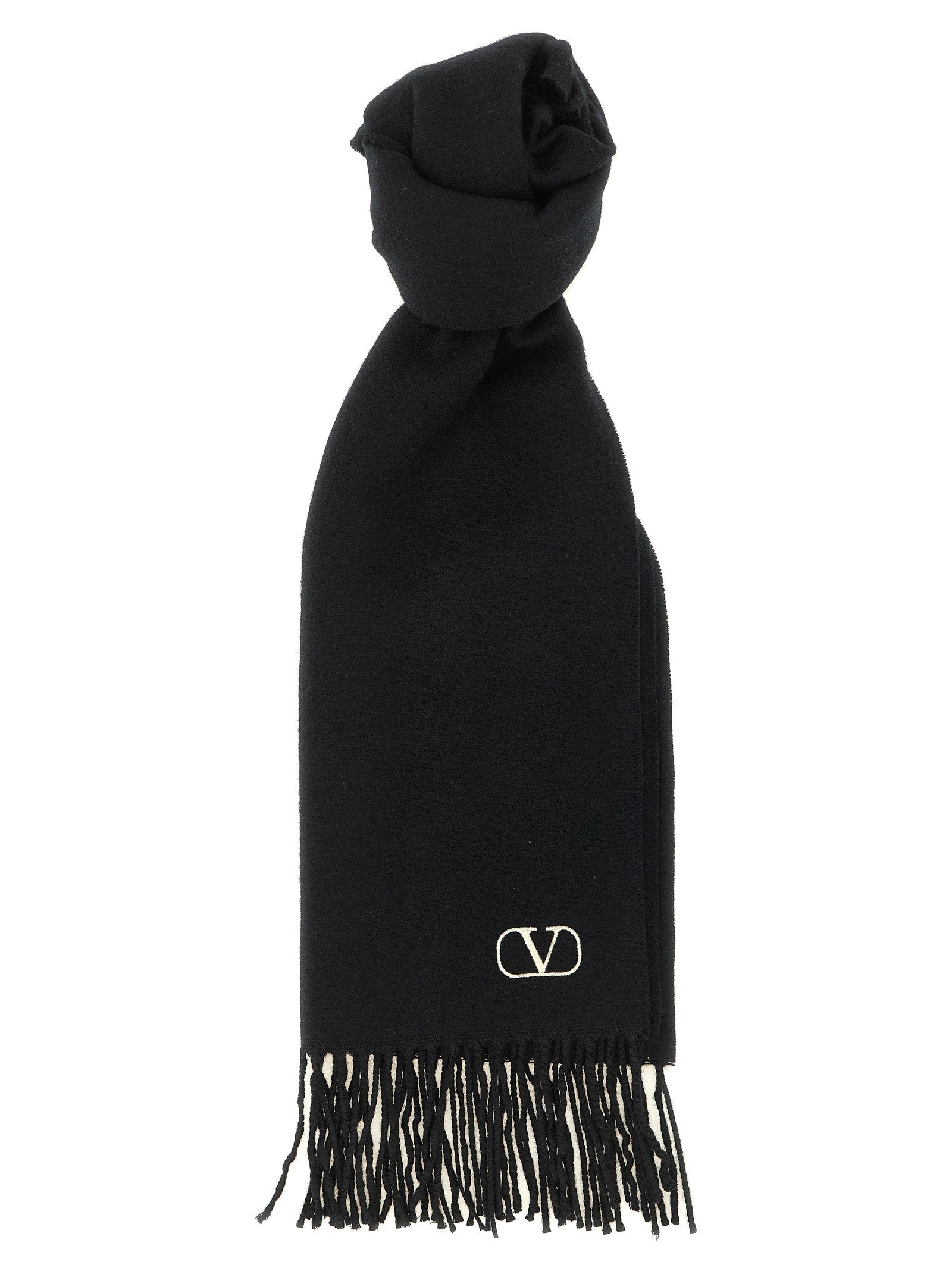 Valentino Garavani - Cashmere scarf Valentino Garavani with fringes