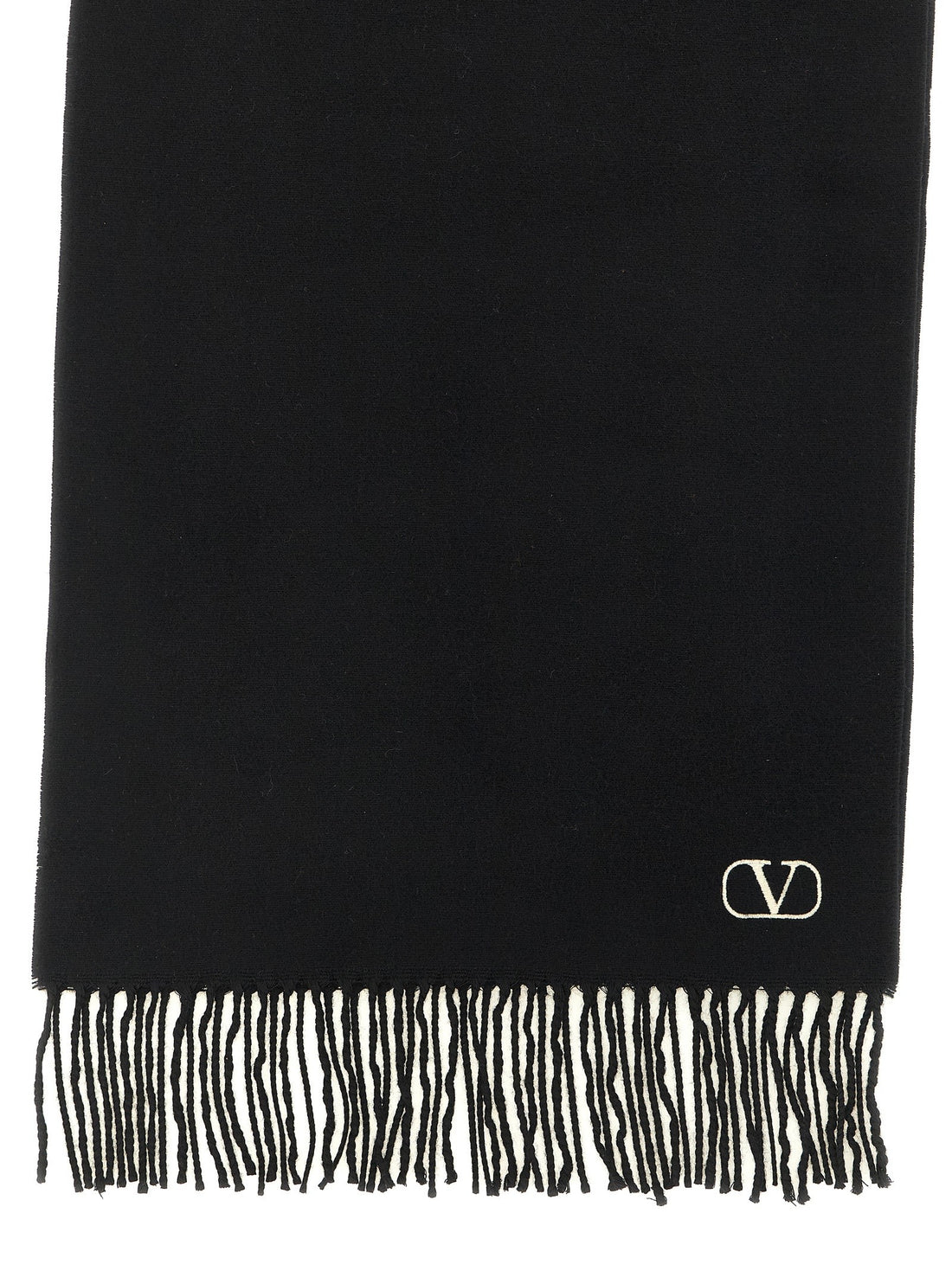 Valentino Garavani - Cashmere scarf Valentino Garavani with fringes cashmere-scarf-valentino-garavani-with-fringes