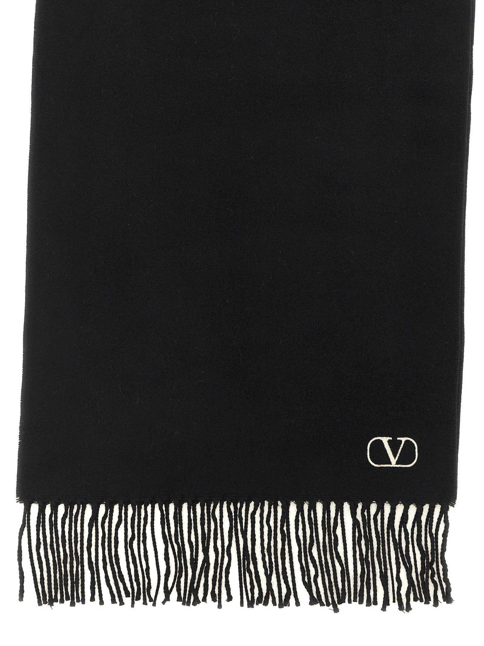 Valentino Garavani - Cashmere scarf Valentino Garavani with fringes