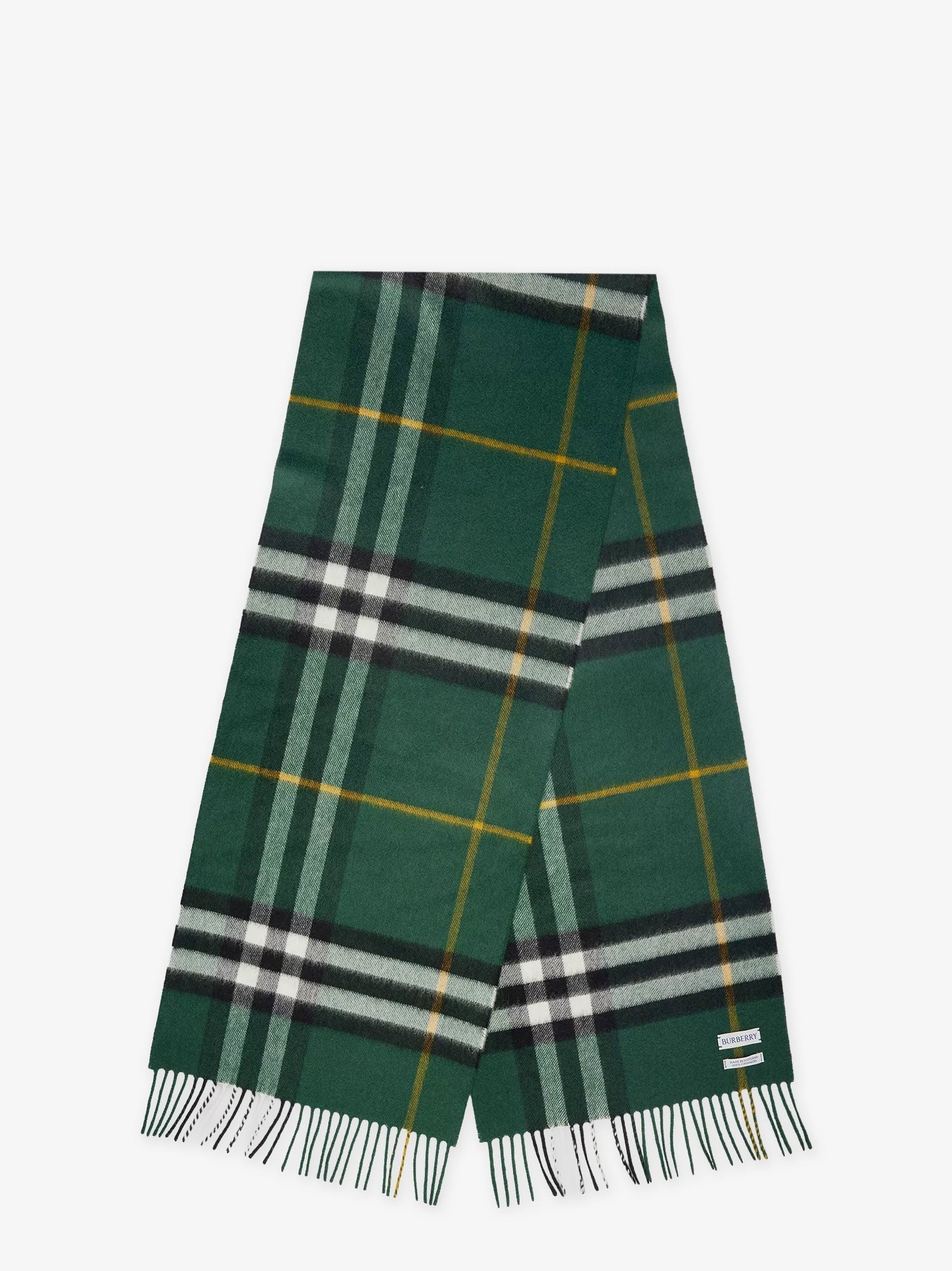 Cashmere scarf with Giant Check print