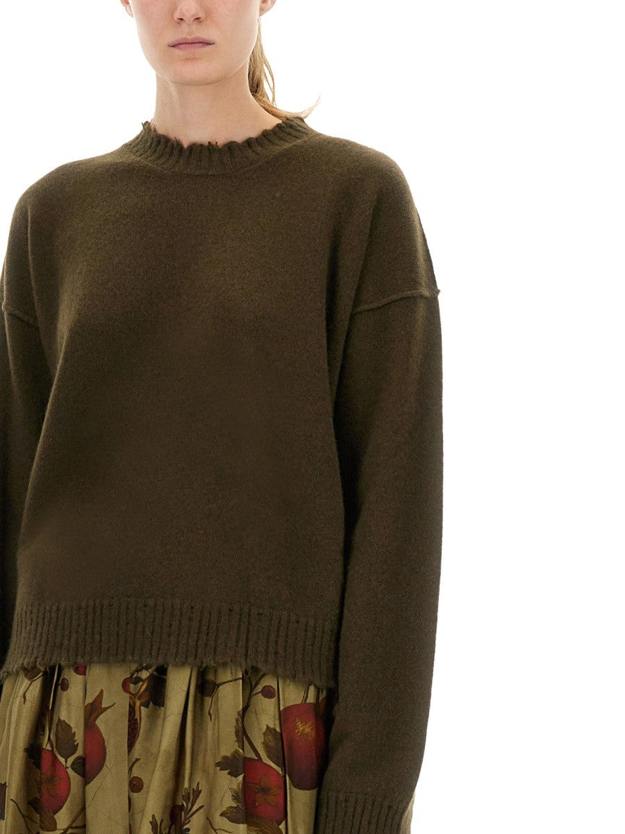 UMA WANG UMA WANG - CASHMERE SWEATER WITH BANGS