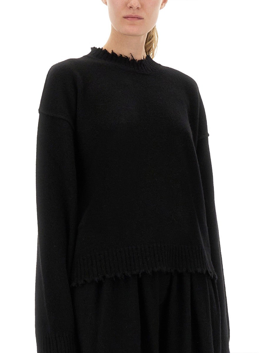 UMA WANG UMA WANG - CASHMERE SWEATER WITH BANGS