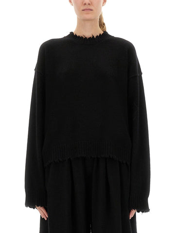 UMA WANG UMA WANG - CASHMERE SWEATER WITH BANGS