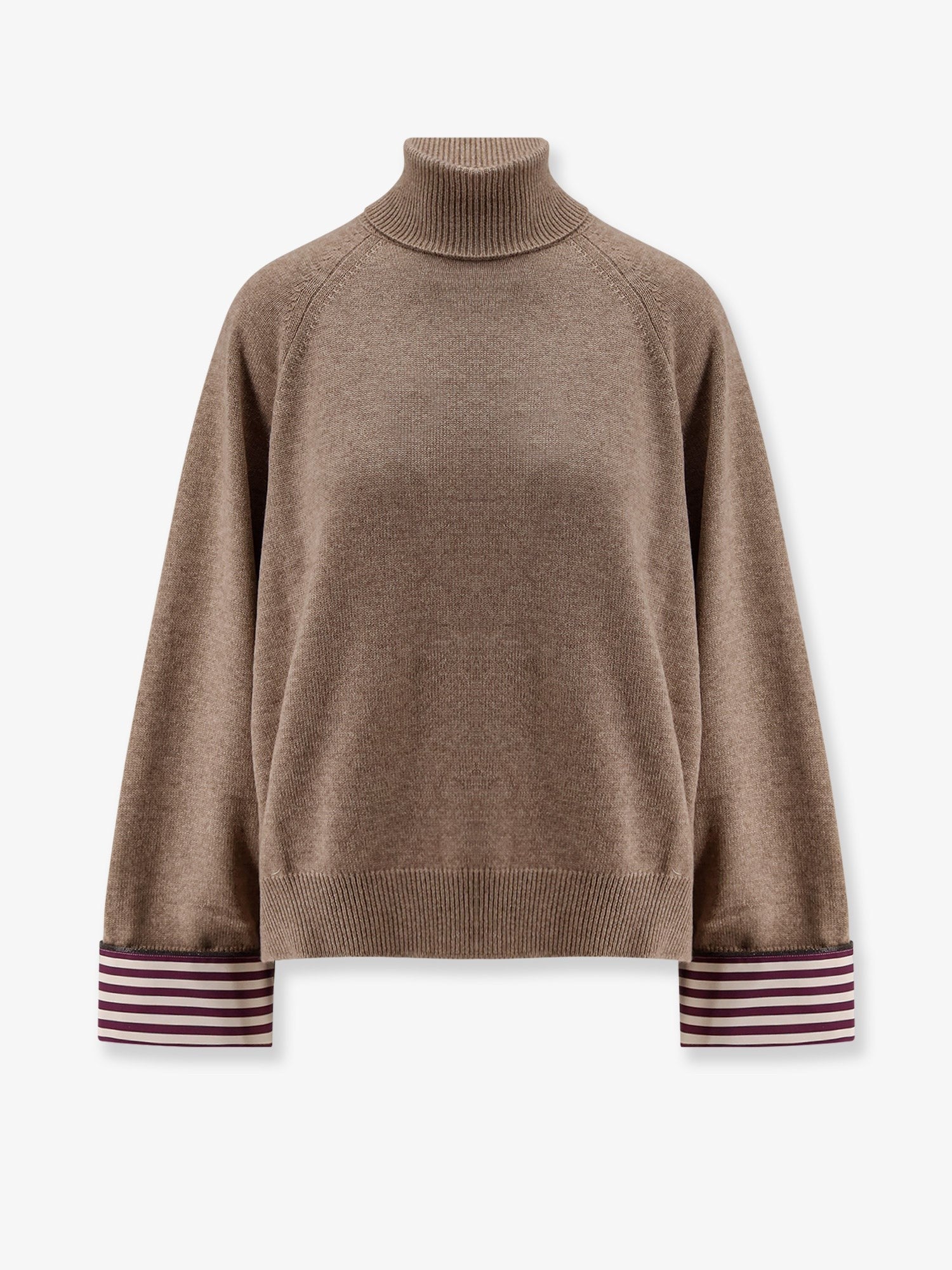 Cashmere sweater with Monili detail