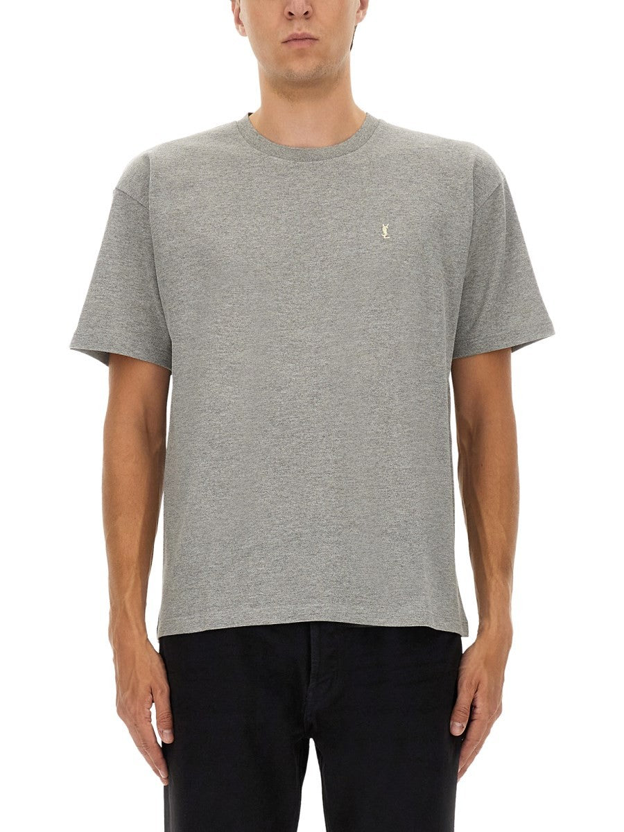 Saint Laurent - "CASSANDRAS" TSHIRT WITH LOGO cassandras-tshirt-with-logo_5e788f5d-f813-4d0c-bc9d-c2000d2ef775