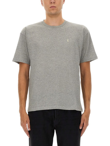 Saint Laurent - "CASSANDRAS" TSHIRT WITH LOGO cassandras-tshirt-with-logo_5e788f5d-f813-4d0c-bc9d-c2000d2ef775