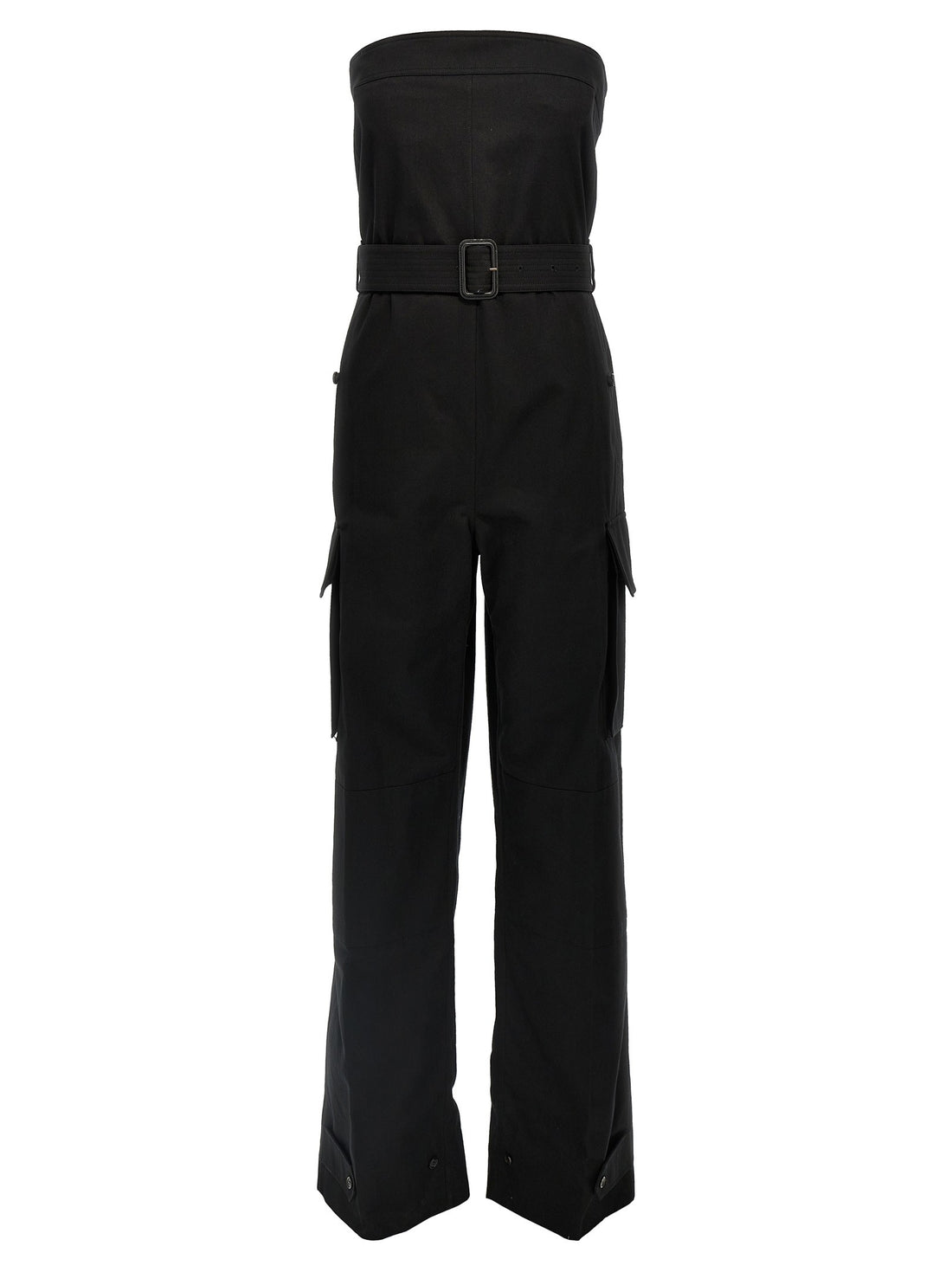 Saint Laurent - 'Cassandre' bustier jumpsuit Black 36 FR