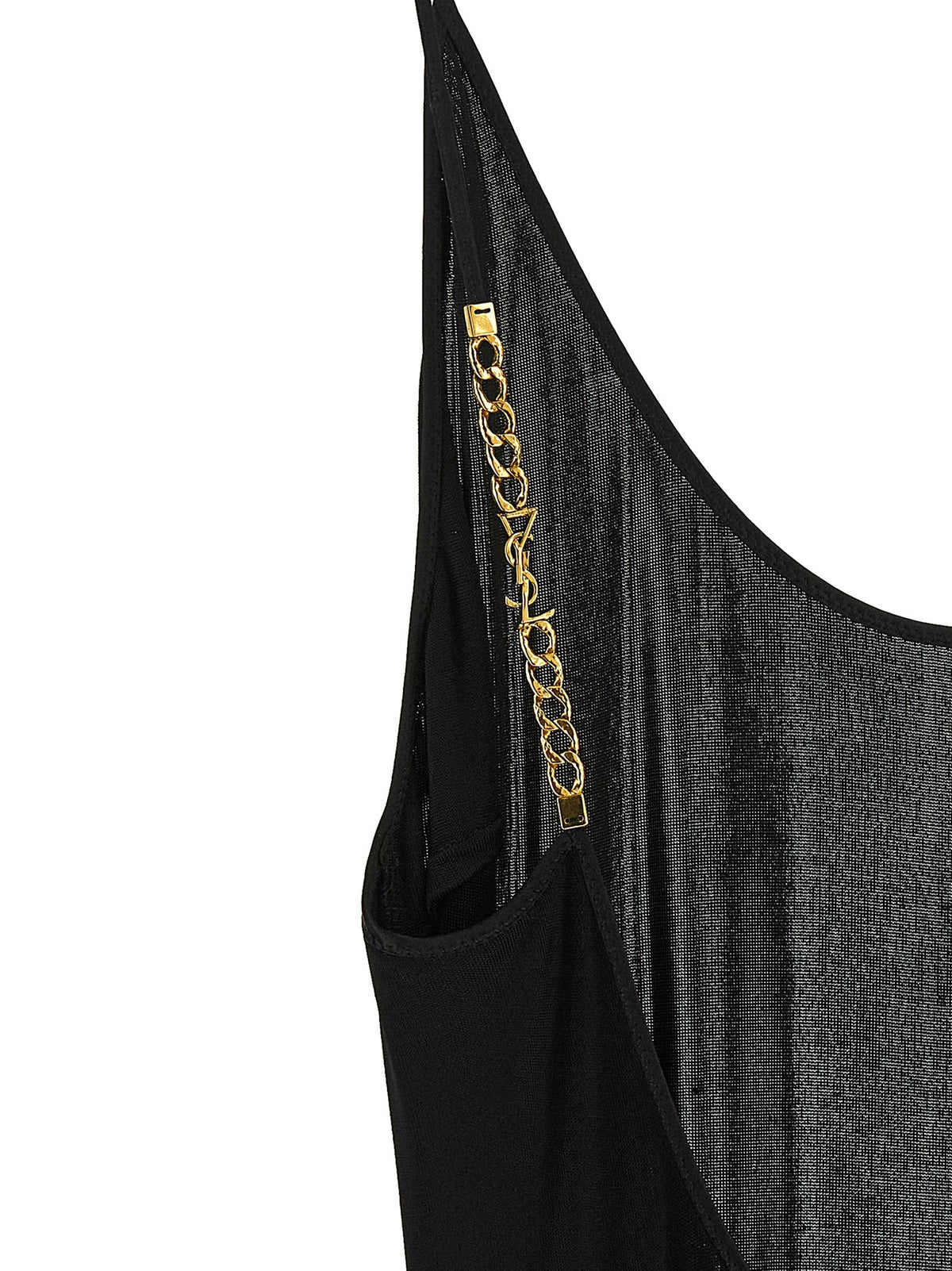 Saint Laurent - 'Cassandre' chain dress
