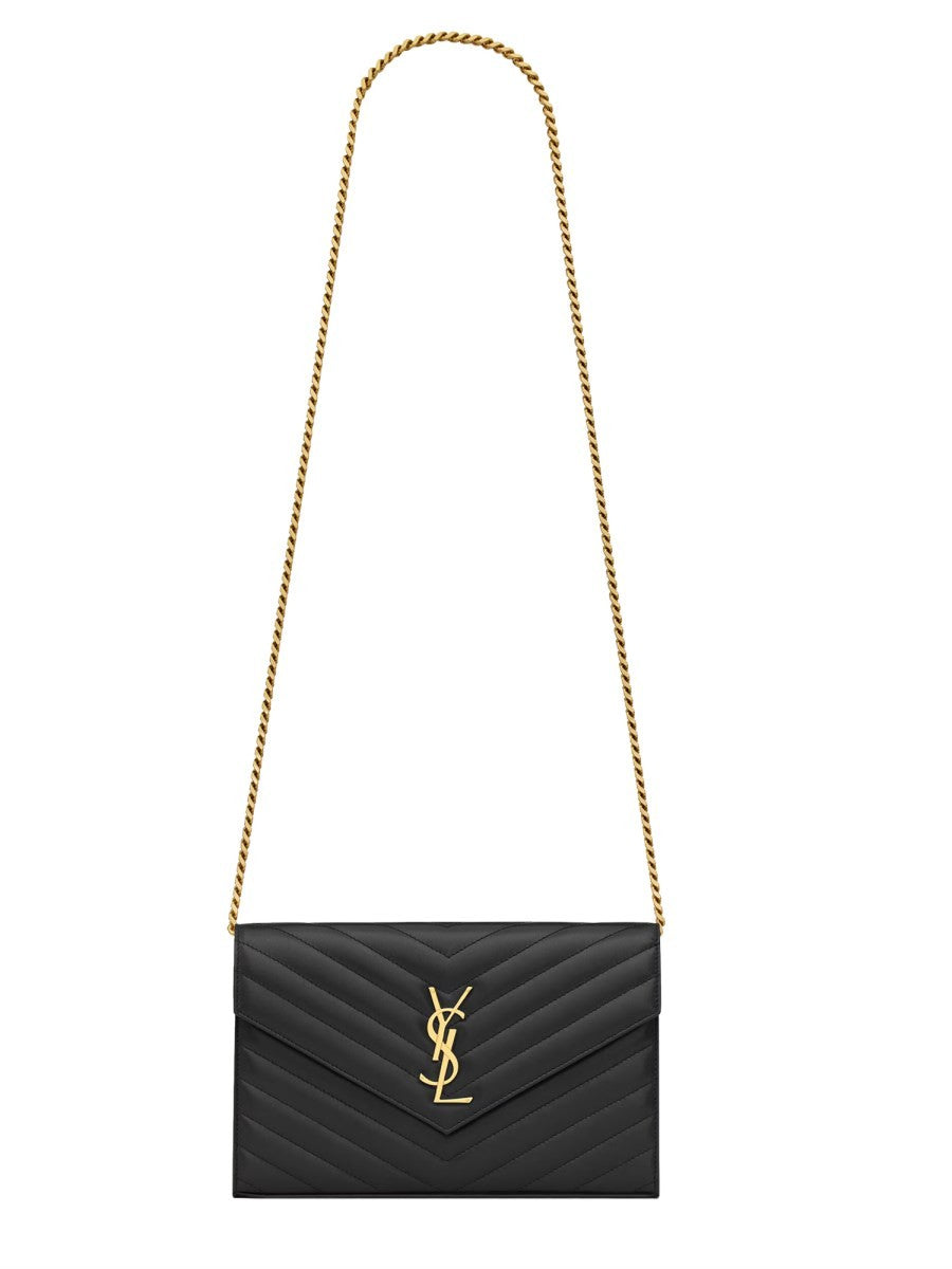 "CASSANDRE" CLUTCH BAG WITH CHAIN cassandre-clutch-bag-with-chain_86fb95c8-96f7-49dd-87f9-5820d176e3d9