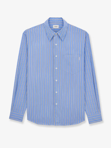 Saint Laurent - 'Cassandre' shirt Light Blue 40 cm