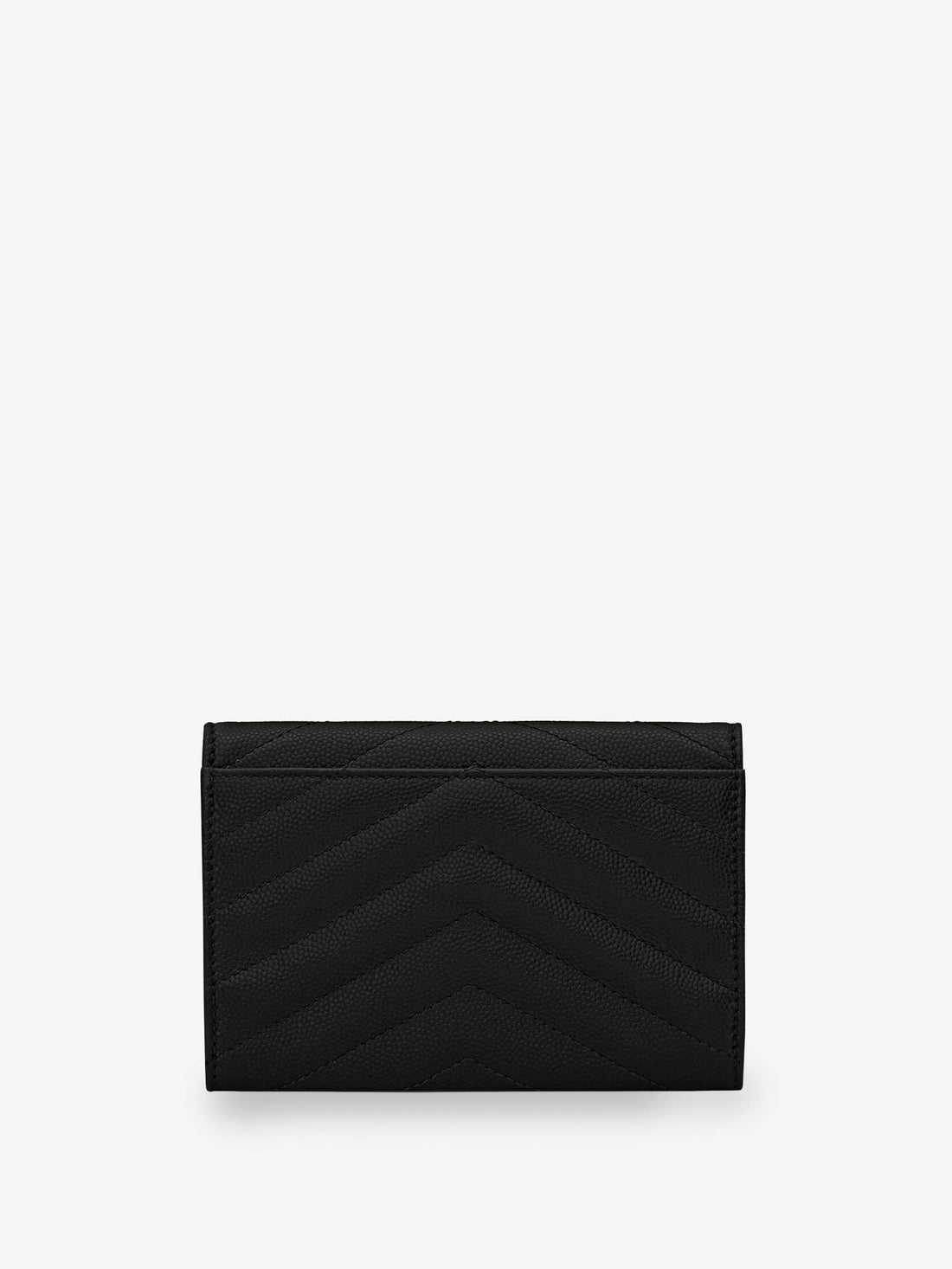 Saint Laurent - Cassandre matalassé leather wallet Nero UNI