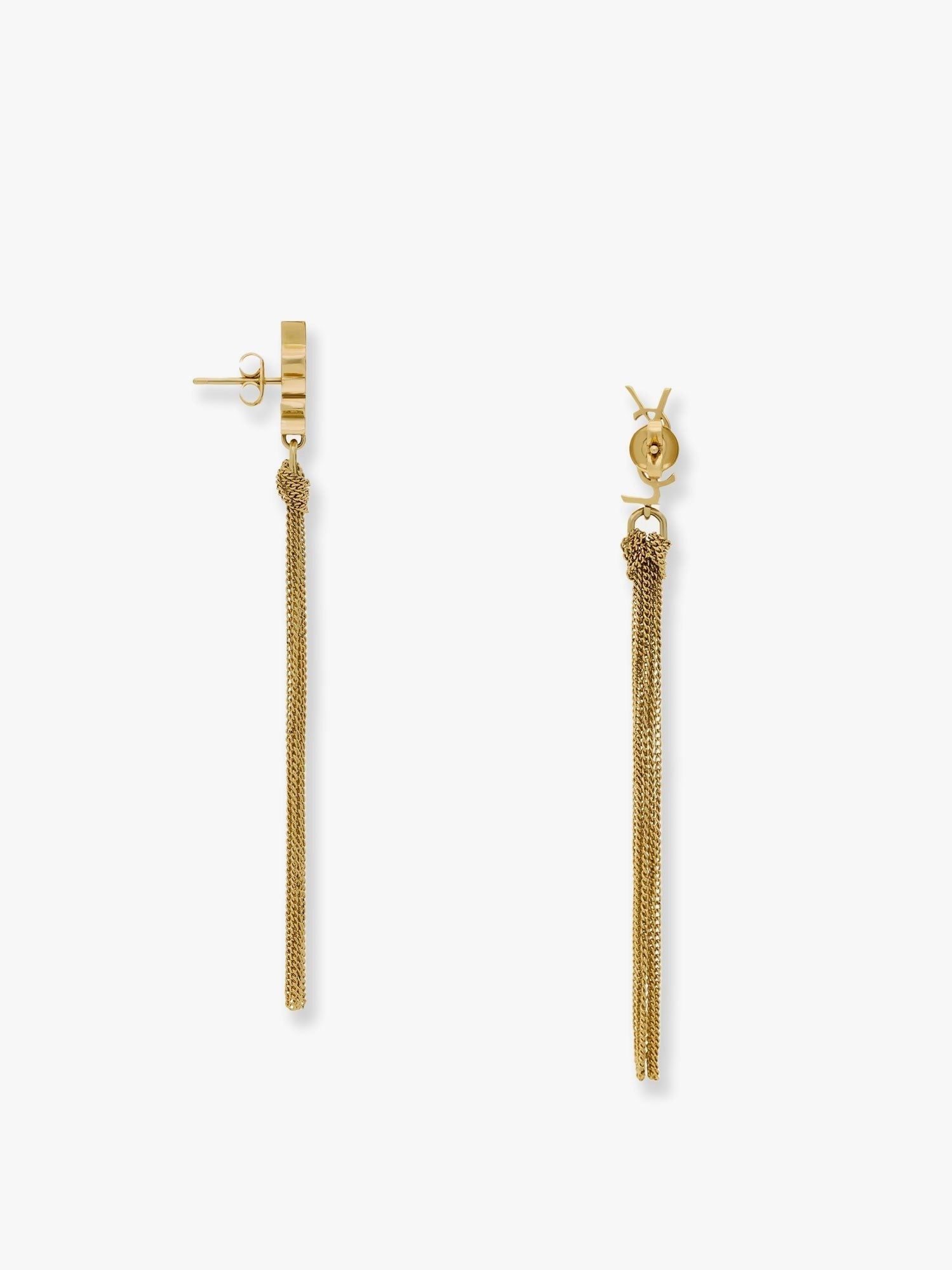 Saint Laurent Saint Laurent - Cassandre metal earrings