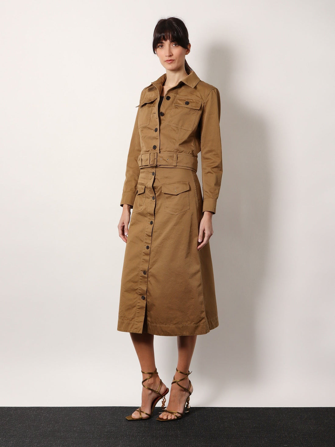 Certified cotton cropped jacket