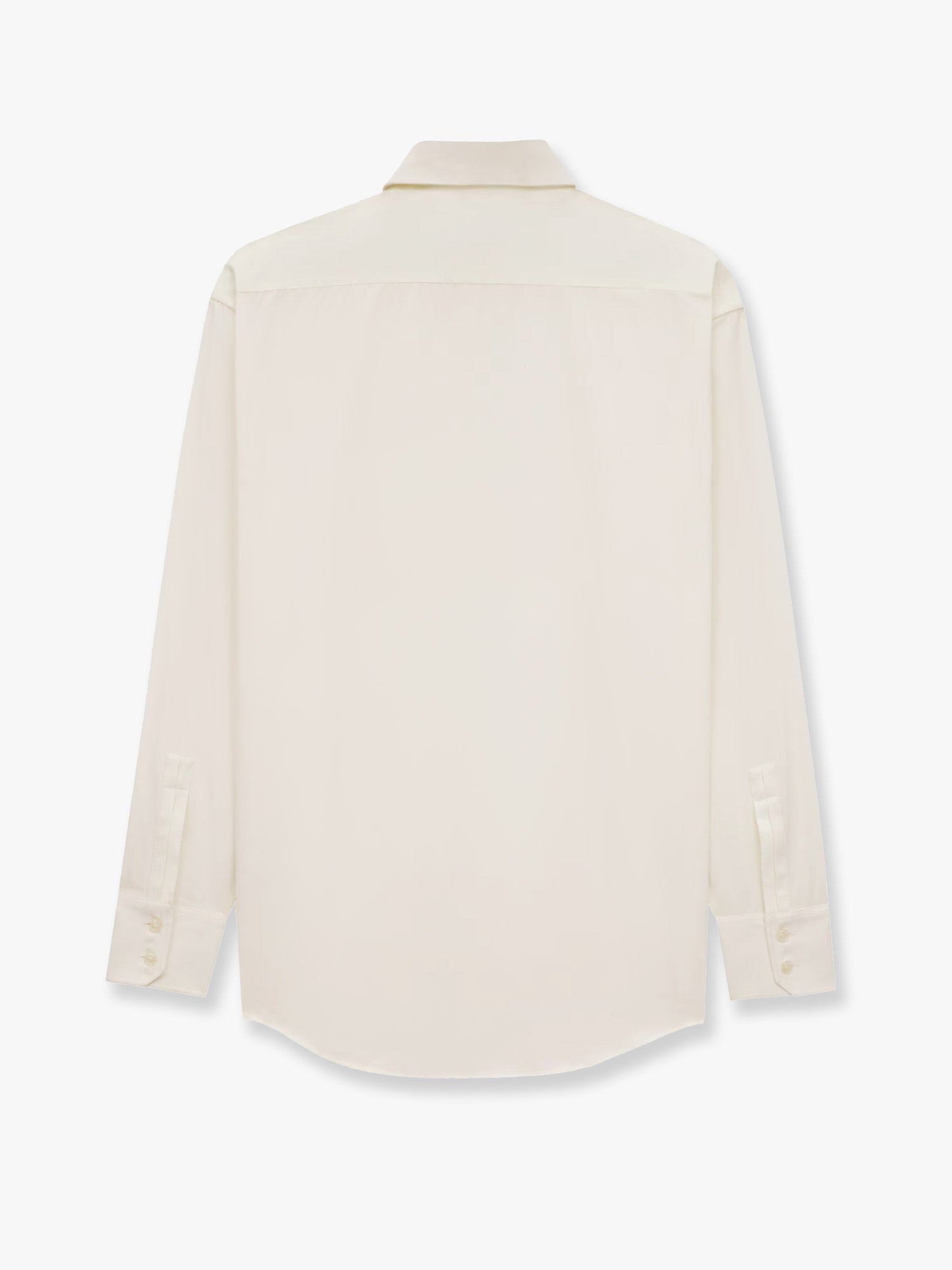 Certified cotton shirt with Monogram embroidery