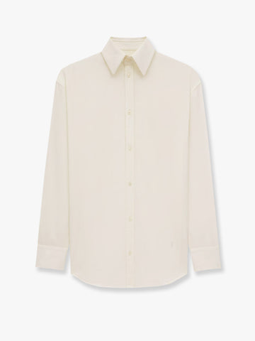 Saint Laurent Certified cotton shirt with Monogram embroidery