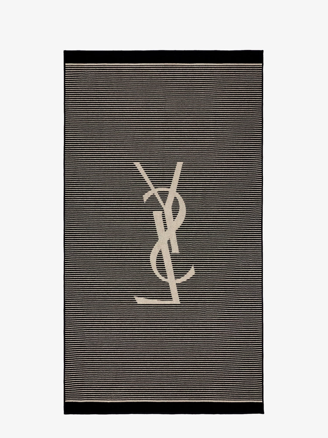 Saint Laurent - Certified cotton striped beach towel certified-cotton-striped-beach-towel