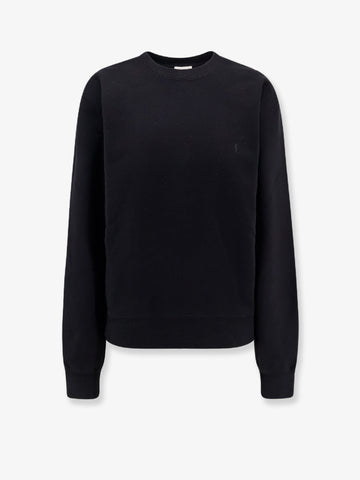 Saint Laurent - Certified cotton sweatshirt with Cassandre embroidery