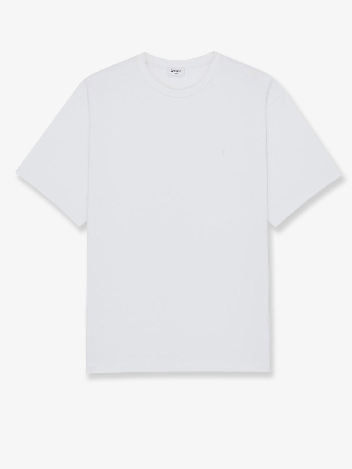 Saint Laurent - Certified cotton t-shirt BIANCOSPINO