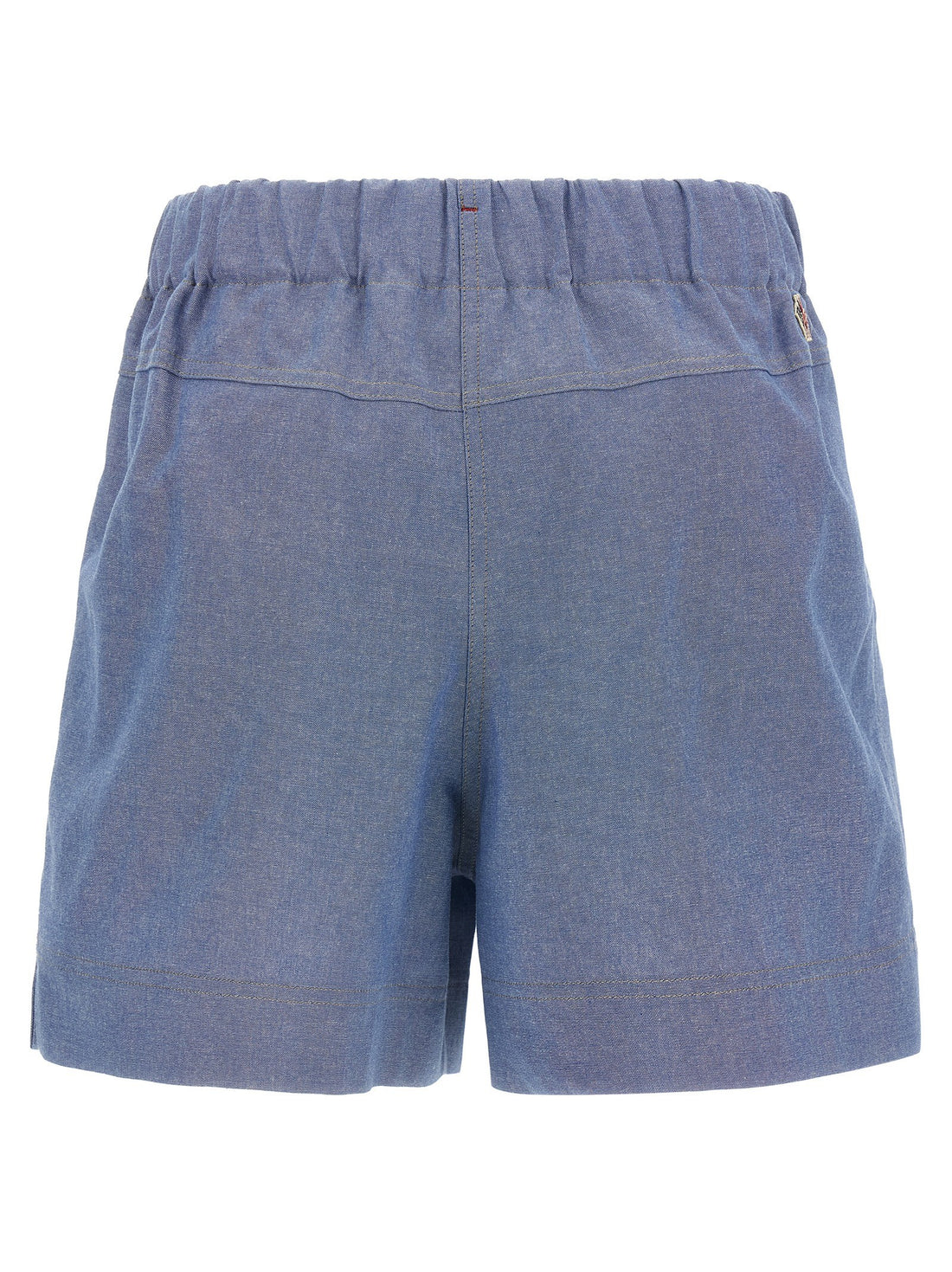 MONCLER GRENOBLE - Chambray cotton shorts Light Blue S