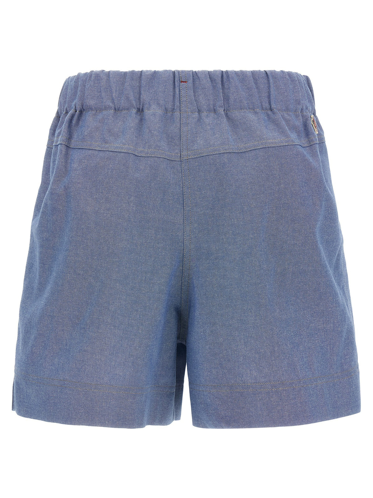 MONCLER GRENOBLE - Chambray cotton shorts