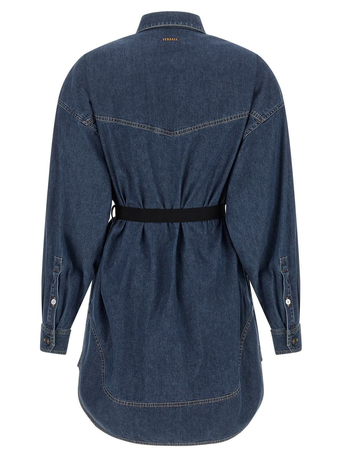 Versace - Chambray denim dress Blue