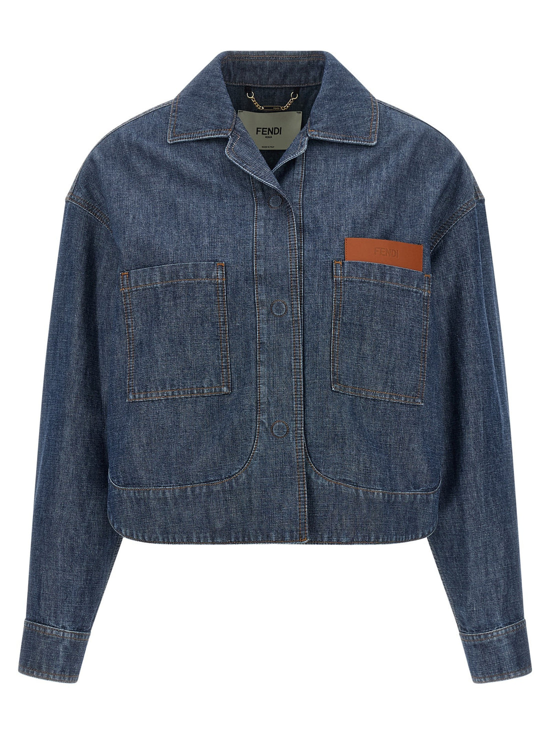 Fendi - Chambray denim jacket Blue