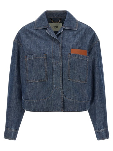 Fendi - Chambray denim jacket Blue