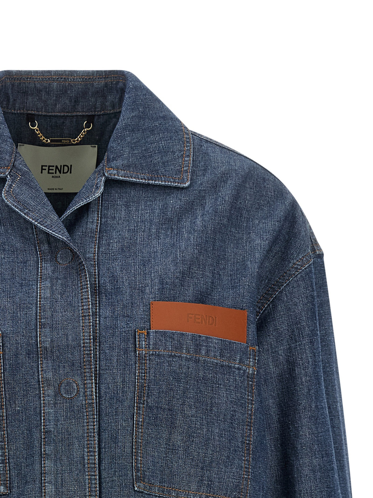 Fendi - Chambray denim jacket