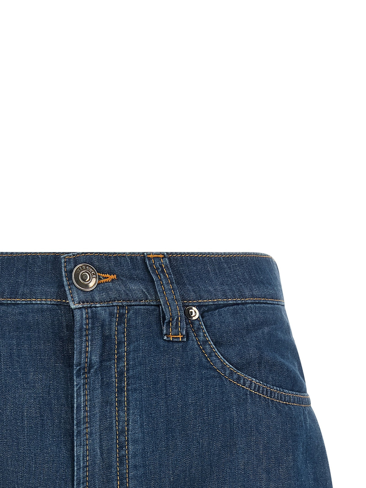 Versace - Chambray denim shorts