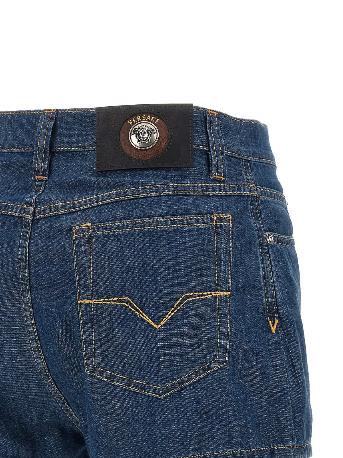 Versace - Chambray denim shorts