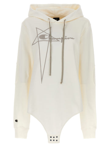 RICK OWENS - Champion x Rick Owens hooded bodysuit