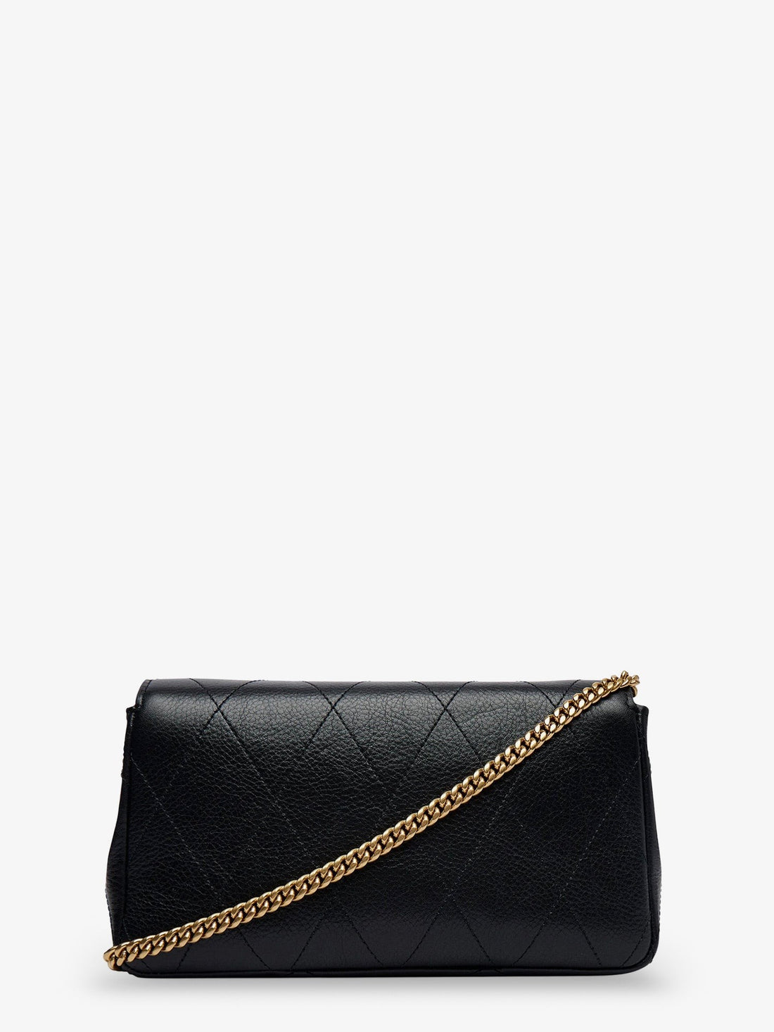 Tory Burch - Charlie Quilted Chain Wallet leather crossbody bag Black UNI