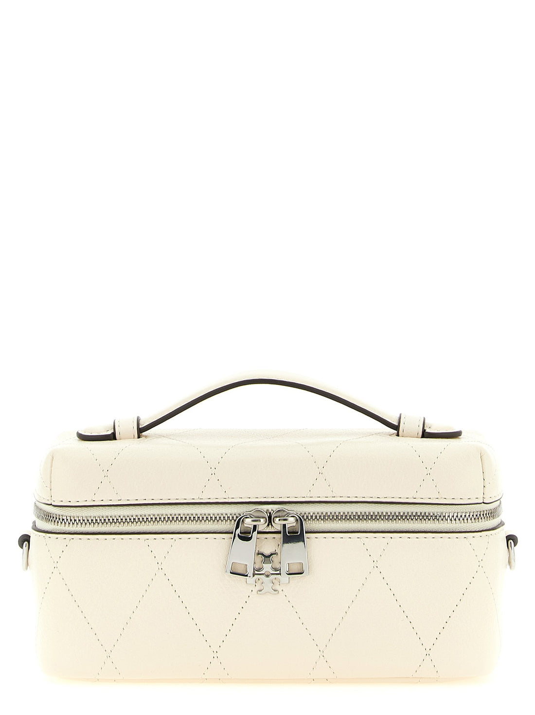 Tory Burch - 'Charlie' vanity case crossbody bag White U