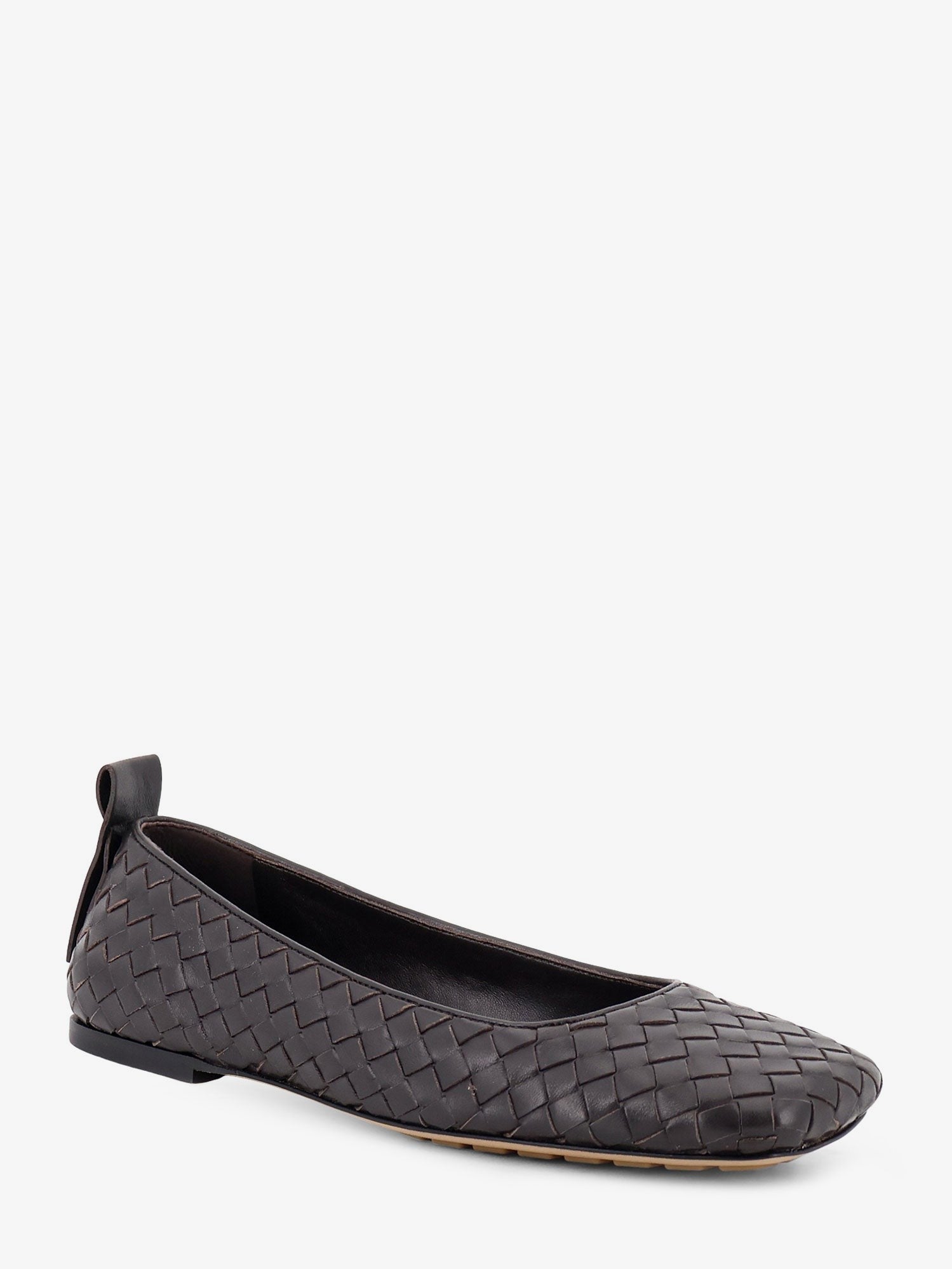 Bottega Veneta - Charlotte leather ballerinas with Intrecciato motif