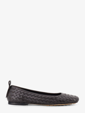 Bottega Veneta Charlotte leather ballerinas with Intrecciato motif