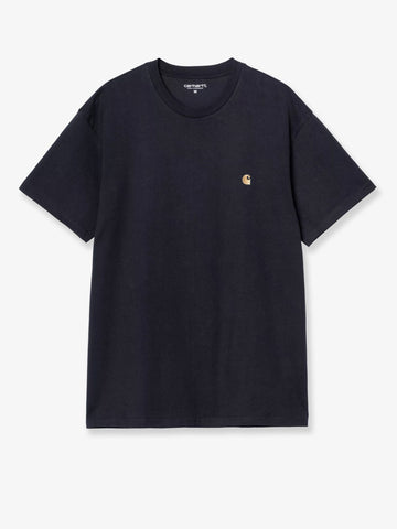 Carhartt WIP - Chase cotton t-shirt Darknavygold