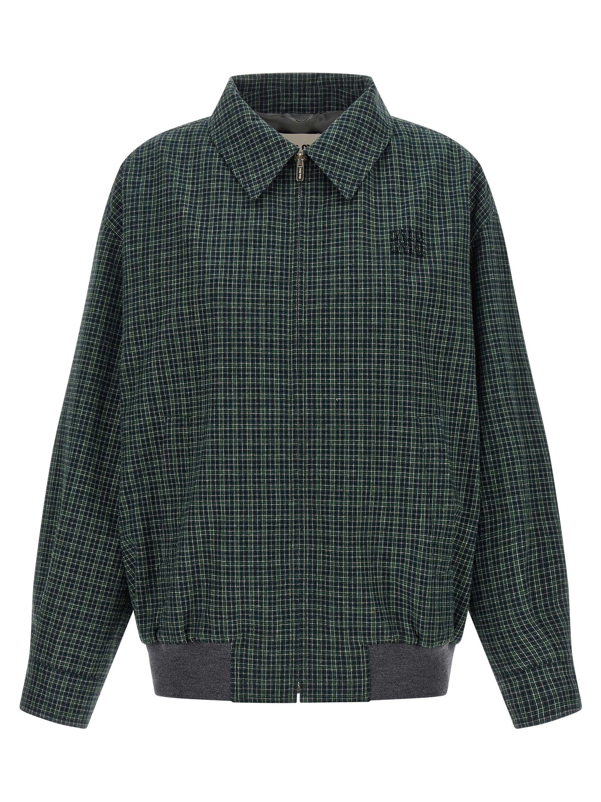 Miu Miu - Check cotton blouson