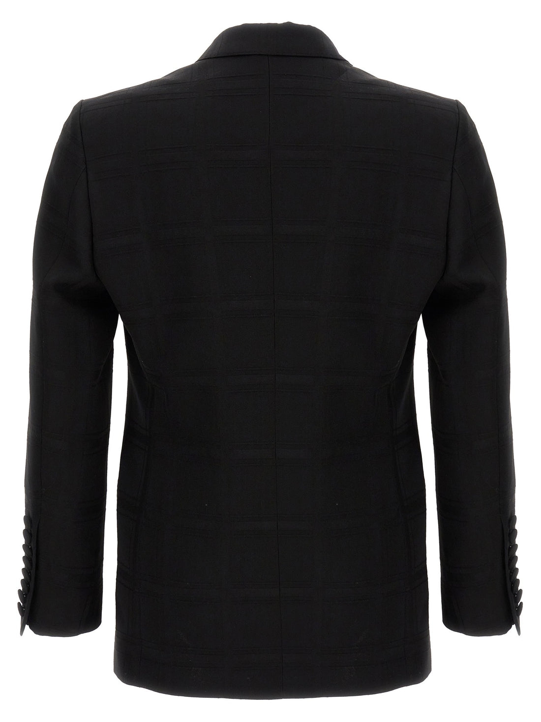 Etro - Check double-breasted blazer Black