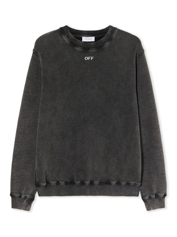Off-white "CHECK FLAN ARROW LOGO" SWEATSHIRT
