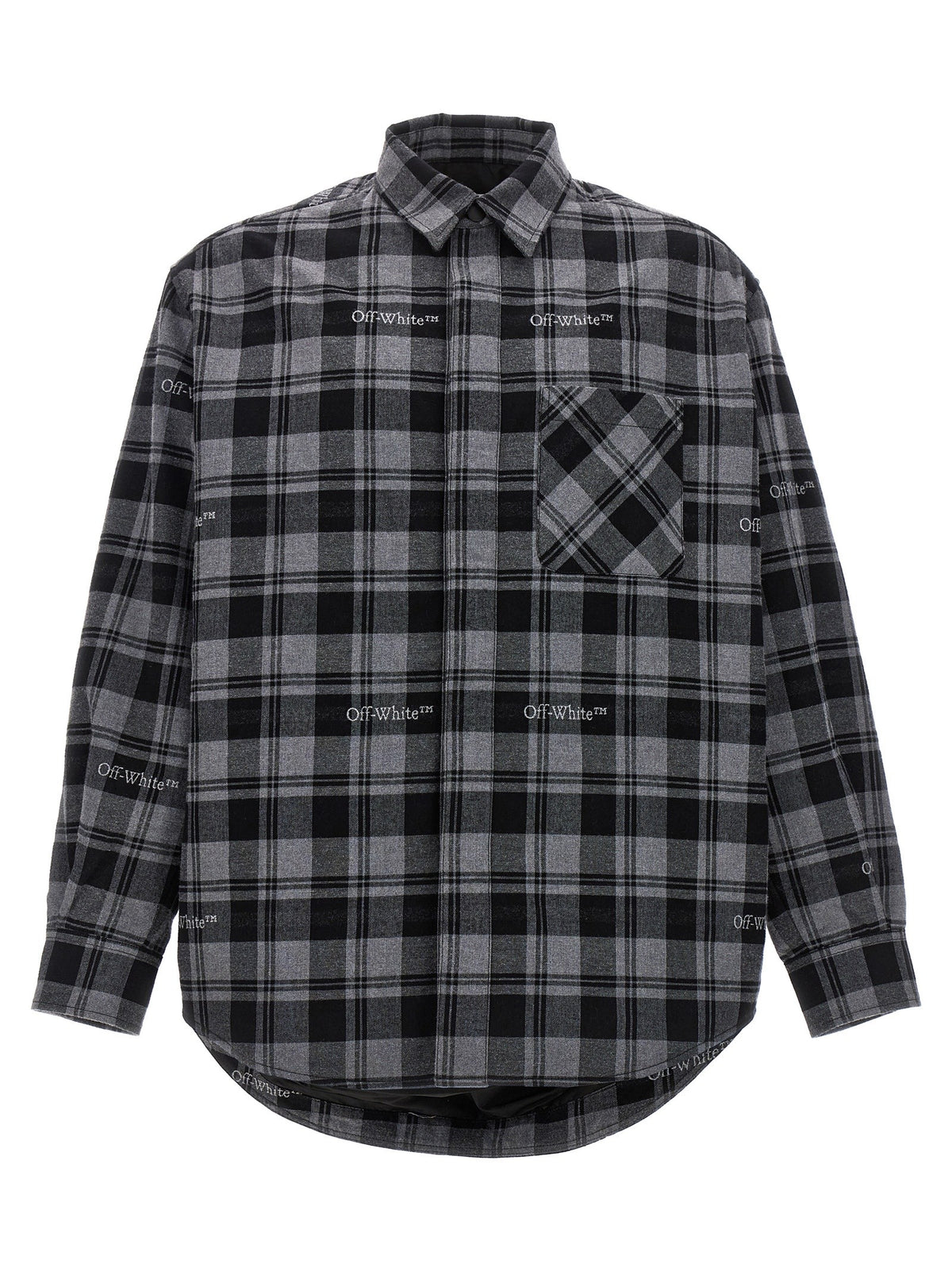 Off White - 'Check Flannel Padded' jacket
